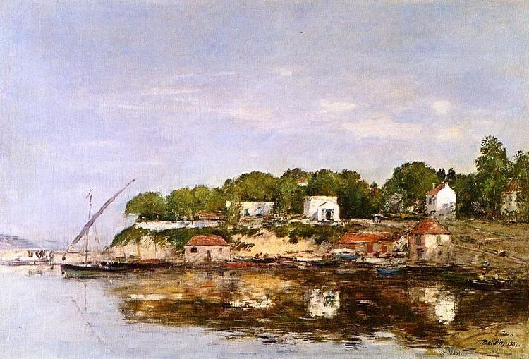 Eugene Boudin Port St. Jean oil painting picture